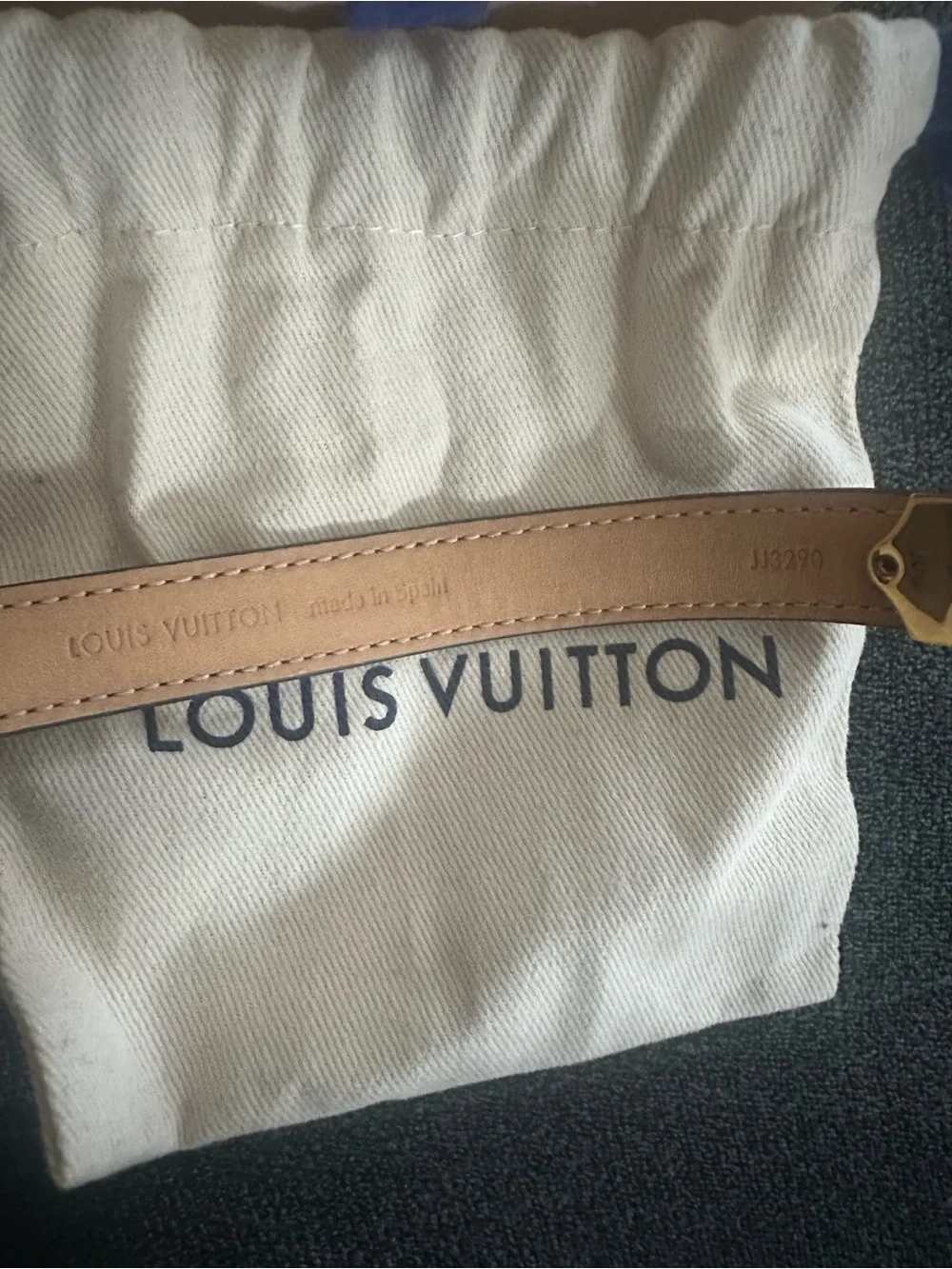 Louis Vuitton Brown Monogram Bracelet with Gold Hardware